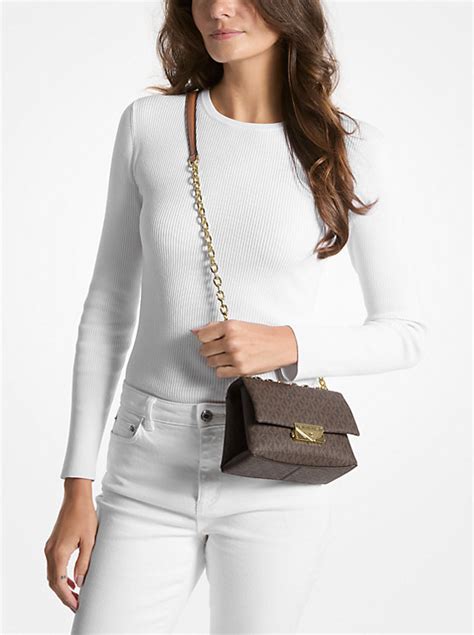 michael michael kors cece extra small quilted leather crossbody bag|cece small logo shoulder bag.